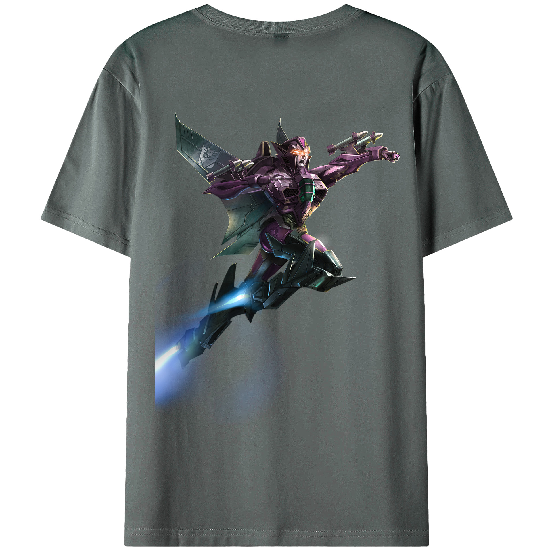 （画像用）  綿100％ メンズ半袖Tシャツ（バックプリント） 通気性